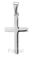 Silver pendant cross 19x9x1mm