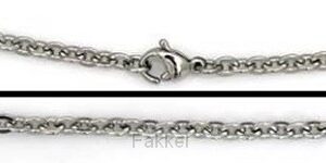 Stainless steel anchor style chain 42cm