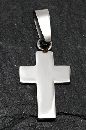 Stainless Steel Pendant Cross 24x15x2mm