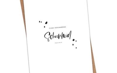 Fijne verjaardag schoonheid psalm 139