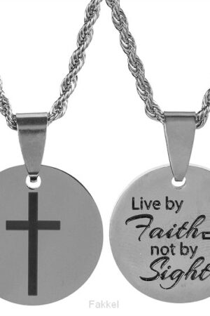Live by faith not by sight - 2 cm