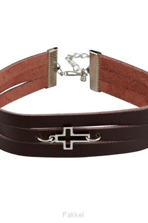 Leather Bracelet Cross