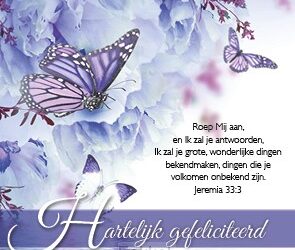 Kaart hartelijk gefeliciteerd