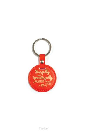 Luxleather keyring fearfully and wonderf
