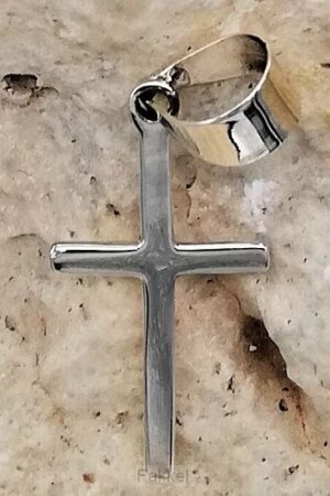 925 Silver Pendant Cross 25x12x1mm