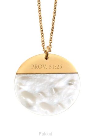 Proverbs 31:25 - Mother of pearl shell