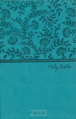 KJV - Deluxe Gift Bible, Blue Imit. Leat