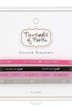 Silicone bracelet trust