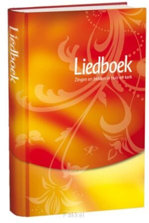 Liedboek rood/geel witsnede