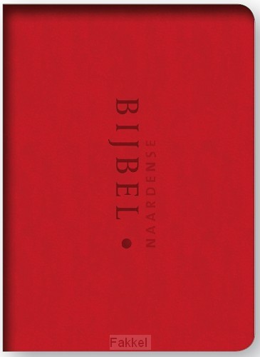 Naardense bijbel rood foedraal vivella