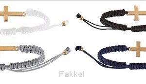 Nylon cross bracelet