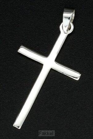 925 Silver Pendant Cross 25x13x1mm