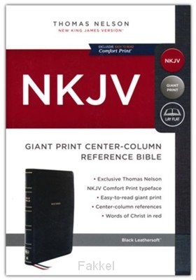 NKJV - Giant Print Ctr Col Ref Bible