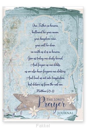 Hardcover journal Lord''s Prayer