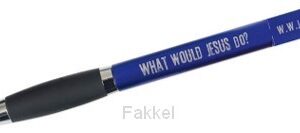 WWJD pen blauw