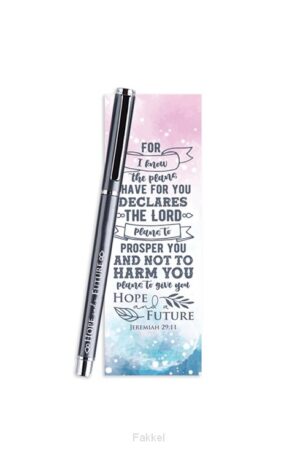 Gel Pen/Bookmark For I know the Plans