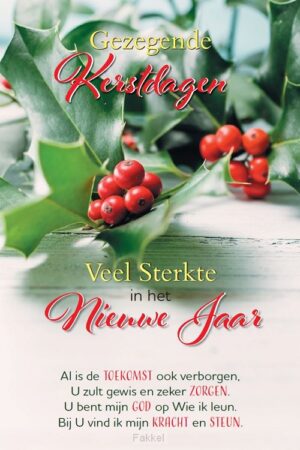 Gezegende kerstdagen en sterkte