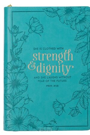 Strength & Dignity Teal Classic Zipper