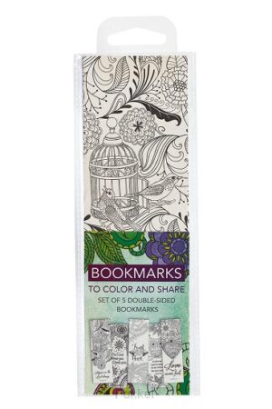 Green - Set of 5 bookmarks