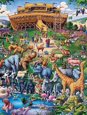 Jigsaw puzzle 1000 pcs Noahs ark buildin