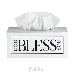 Rectangle Tissue Box White