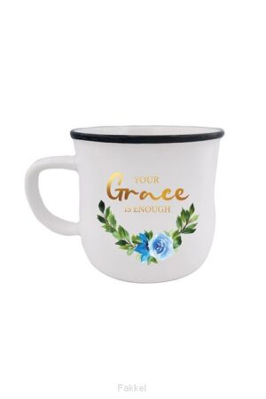 Mug gold wording your grace is enough