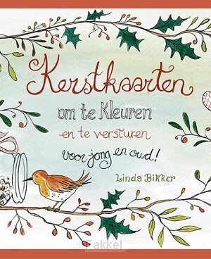 Kerstkaarten om te kleuren en te verstur