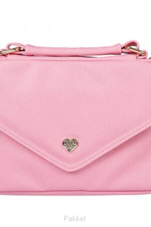 Pink with Heart Badge Luxleather