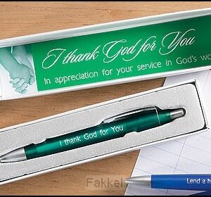 Pen green I thank God for you