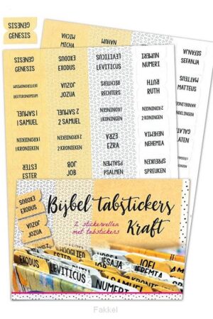 Bijbel tabstickers Kraft