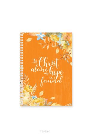 Softcover Journal, In christ alone