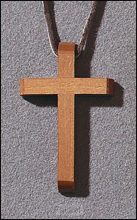 Pendant bevelled cross