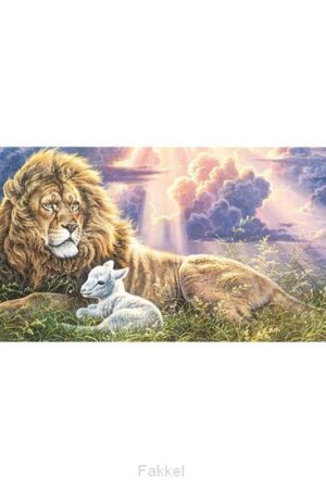 Bookcard Lion & Lamb