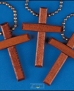 Keychain wooden cross