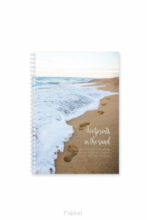 Softcover Journal Footprints in the sand