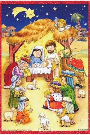 Adventscalendar Childrens nativity 26,5x