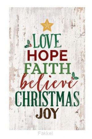 Christmas wall decor, Love Hope