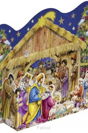 Adventscalendar Nativity 3D 26,5x36,5cm