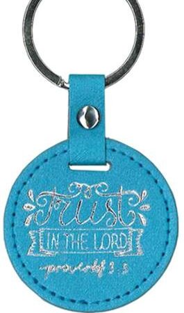 Luxleather Keyring round trust in the Lo