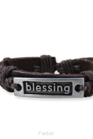Leather Bracelet, Blessing