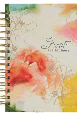 Large wirebound journal-Faithfullness