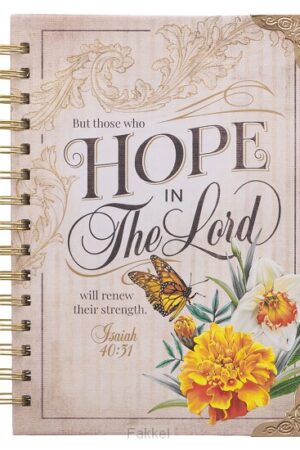 Large wirebound journal - Hope in the Lord