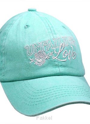 Cap, Unfailing Love Teal