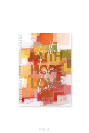 Softcover journal Faith hope love