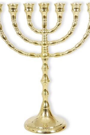 Menorah 24.5cm goudkleur