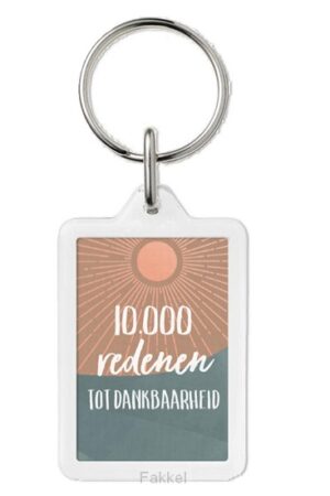 Sleutelhanger 10.000 redenen