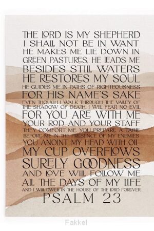 Canvas Psalm 23