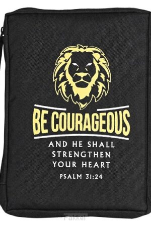 Biblecover Lion be courageous Large