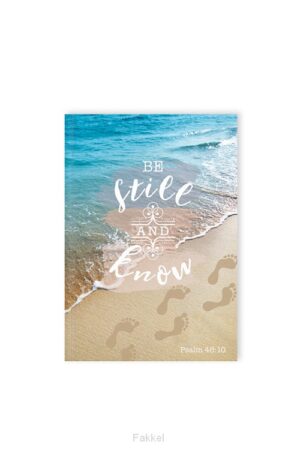 Hardcover journal Be still and know