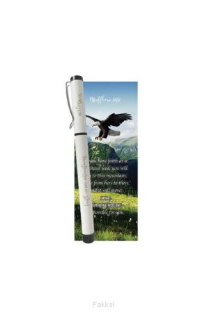 Gel Pen Bookmark Faith can move mountain